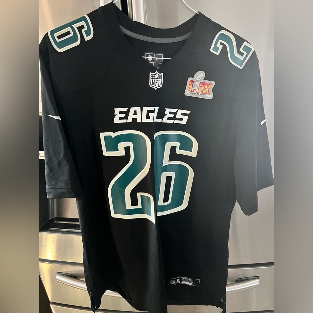 NFL Eagles Saquon Barkley Super Bowl LIX Jersey